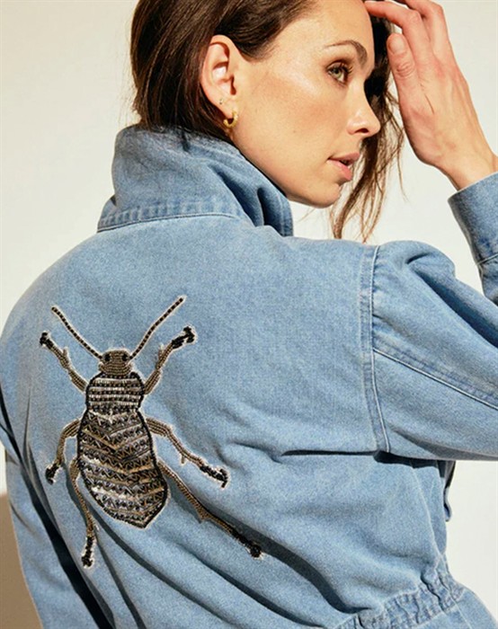 Lilly Denim Jakke - Blue